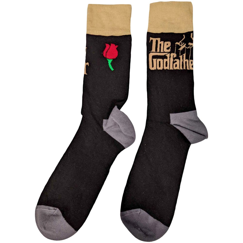 The Godfather - Logo Gold Chaussettes - EU 40-45 - Noir